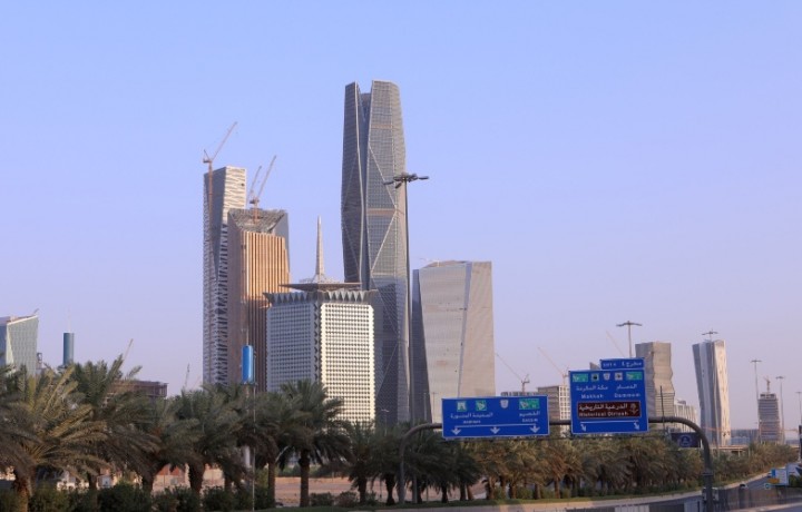 Gedung di King Abdullah Financial District, Riyadh, Arab Saudi - Maya Anwar/Bloomberg